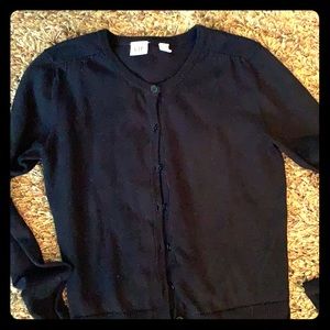Girls Black Cardigan